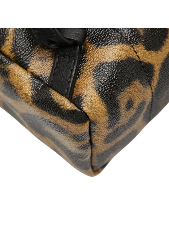 Louis Vuitton Leopard Palm Spring Backpack PM Brown Black main image 8